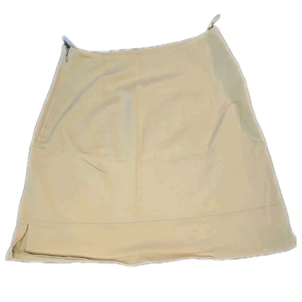 Banana Republic Khaki Skirt Women's Size 4 Tan Business Casual Minimalist Beige